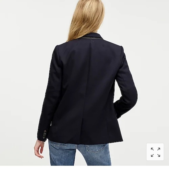 J Crew Regent blazer in wool flannel B0323 - Picture 3 of 5